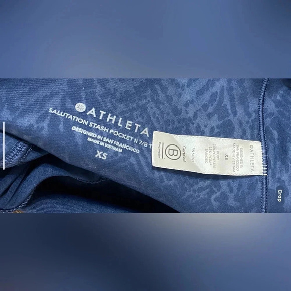 Athleta Salutation Stash Pocket II 7/8 Pants and Top Set - Picture 6 of 9